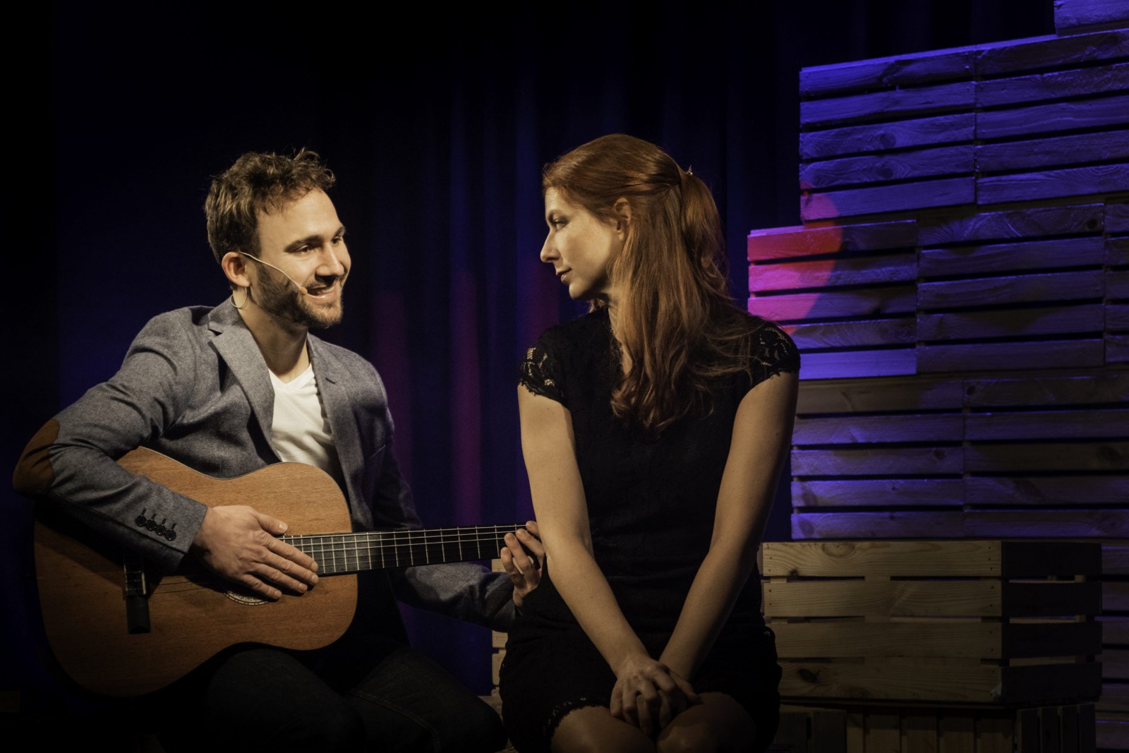 Jürgen Brehm, Nicole Behnke © Theaterschiff Bremen