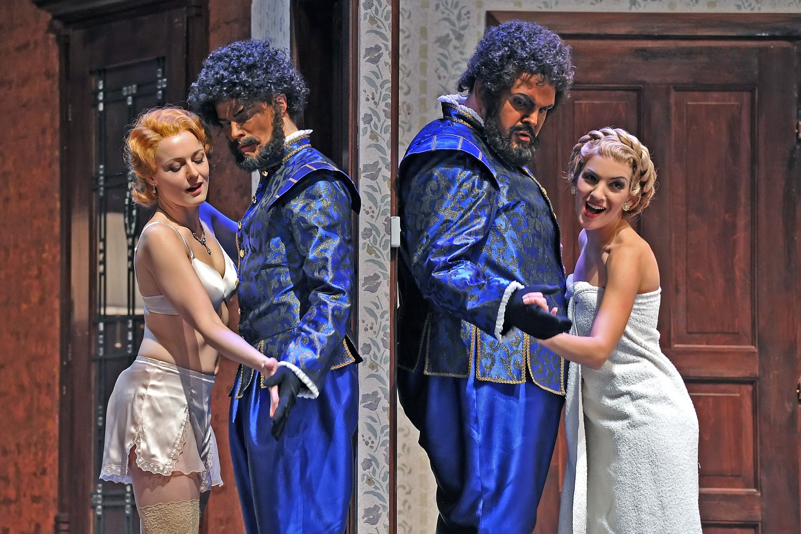 Magdalene Orzol (Maggie Saunders), Tim Müller (Max Garber), Alexander Prosek (Tito Merelli), Caroline Zins (Diane Divane) © Andreas Hartmann