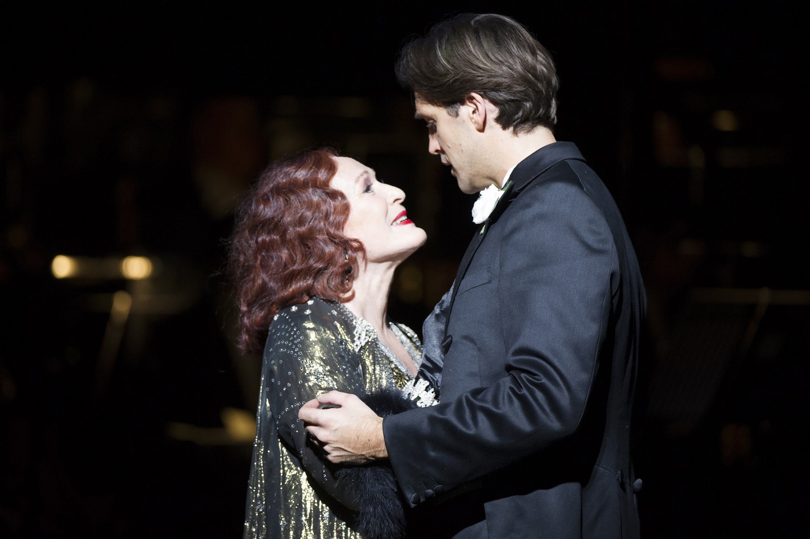 Glenn Close (Norma Desmond), Michael Xavier (Joe Gillis) © Richard Hubert Smith