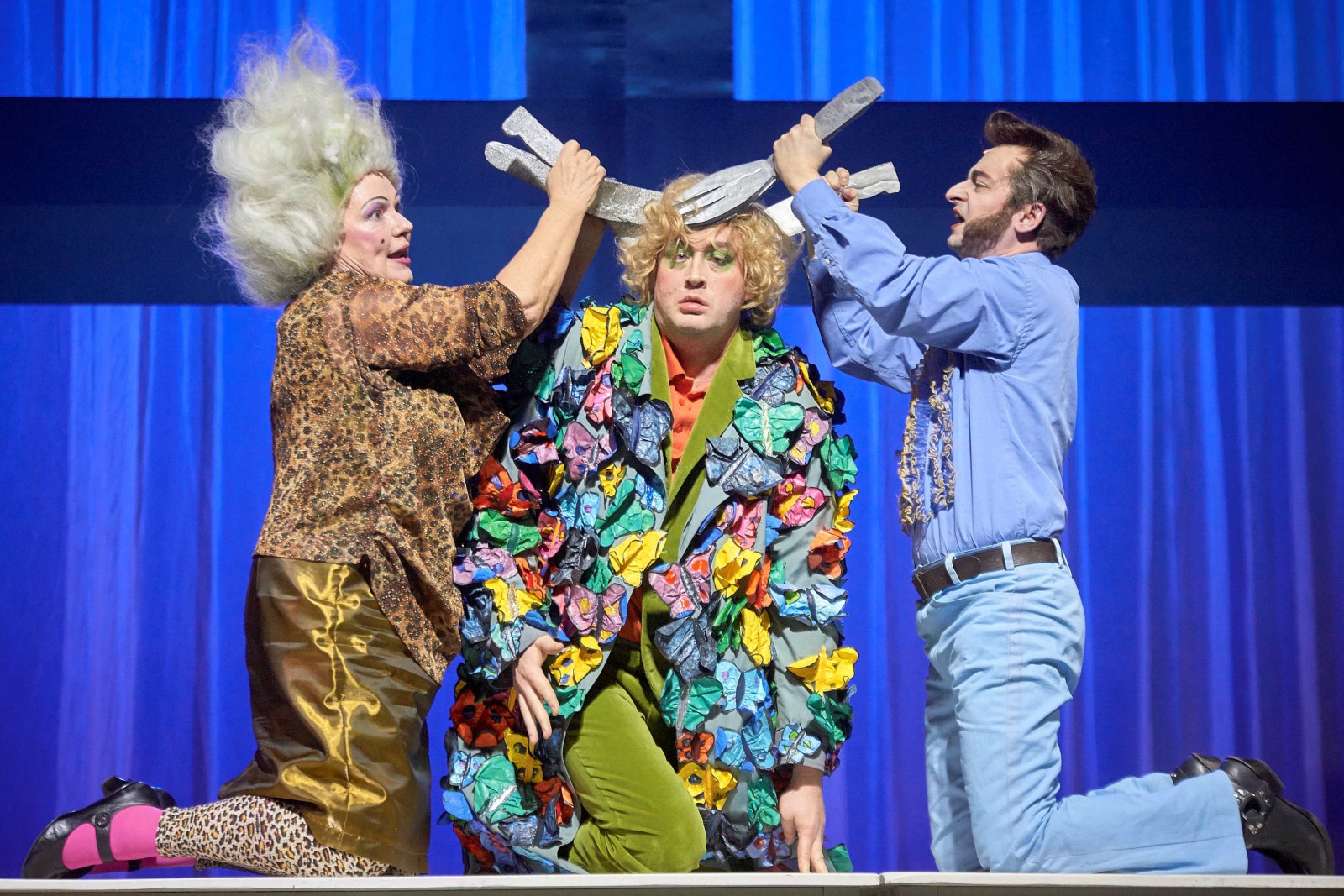 Petra Groff (Mutter), Alexander Wulke (Philipp, Konrad), Bernd Färber (Vater) © Thomas Häntzschel