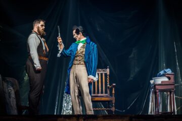 Patrick Stanke (Sweeney Todd), Franz Gürtelschmied (Adolfo Pirelli) © Olaf Malzahn