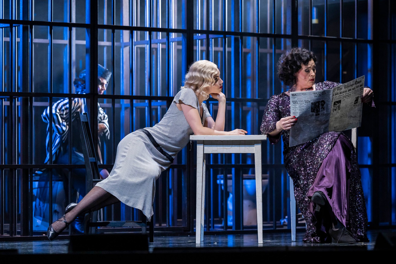 Miraim Neumaier (Roxie Hart), Steffi Denk (Mama Morton) © Jochen Quast