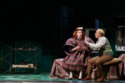 Vera Lorenz (Eliza Doolittle), Richard van Gemert (Henry Higgins) © Björn Hickmann