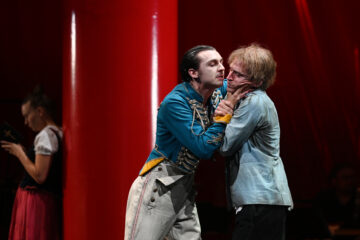 Carl Herten (Tambourmajor) und Lion-Russell Baumann (Woyzeck) © Jochen Klenk